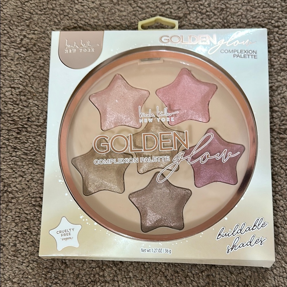 Nicole Miller Golden Glow Complexion Palette - Pink and Brown Shades